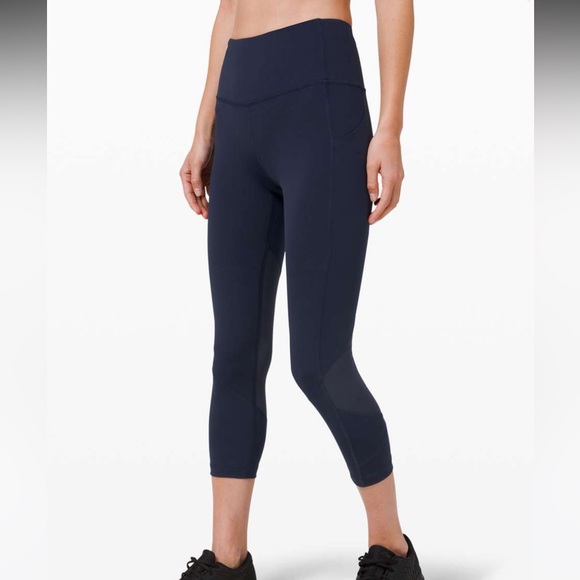Lululemon High Rise Pace Rival Navy Size 8 - Picture 5 of 7